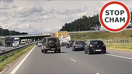 Korytarz życia.  Niestety niektórzy kierowcy mają gdzieś przepisy #2293 Wasze Filmy