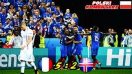 Francja 5:2 Islandia 1/4 Euro 2016, skrót meczu, Polski komentarz HD