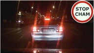 Nocne prowokacje kierowcy BMW - zajeżdżanie i hamowanie #444 Wasze Filmy