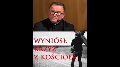 Wyniósł krzyż z kościoła #shorts #humor #kabaret