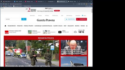 Płatek syn zabójcy dziś 20250913 prezentuja go anglosasi w TVP World