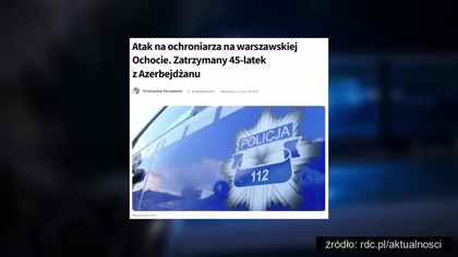 ZACZĘŁO SIĘ! Pan ochroniarz dostał lanie od obcokrajowca z Azerbejdżanu.  (720p 30fps H264-128kbit AAC)