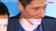 Robert i Anna Lewandowscy pozują razem na konferencj [plotek]