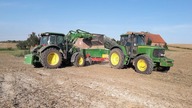 Wapnowanie oraz kilka słów o plonach rzepaku i grochu/John Deere/ Kula