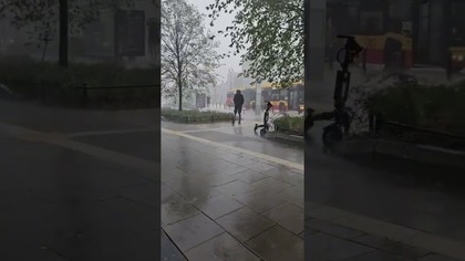 PODTOPIENIA W WARSZAWIE.  ARMAGEDON W CENTRUM.  WSZYSTKO PŁYNIE