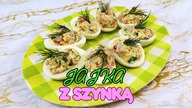  Jajka faszerowane szynką i papryką - znikają w minutę.  Król Wielkanocnego stołu!