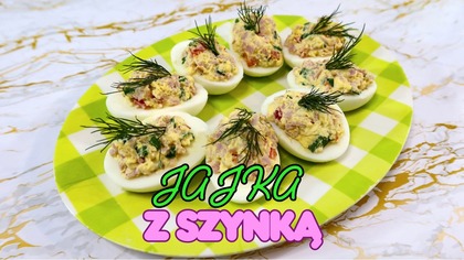  Jajka faszerowane szynką i papryką - znikają w minutę.  Król Wielkanocnego stołu!