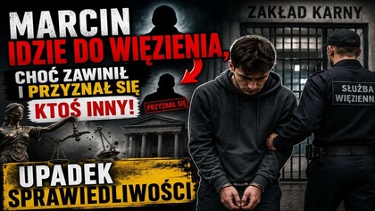 Marcin idzie do więzienia, choć zawinił i przyznał się ktoś inny! Upadek sprawiedliwości
