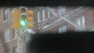 Snowboarding na ulicach NYC