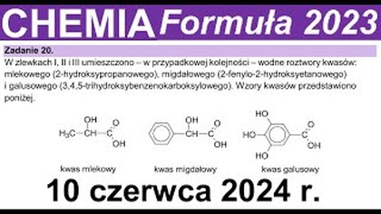 ZADANIE 20 CKE 2024 Czerwiec | WYKRYWANIE ZWIĄZKÓW | FENOLE | NITROWANIE | MATURA