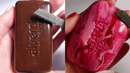 Soap Carving ASMR Relaxing Sounds no talking Satisfying ASMR Video