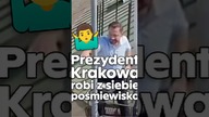 Prezydent Krakowa Aleksander Miszalski robi z siebie pośmiewisko.  Kolejny raz.  #Kraków