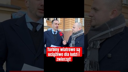Turbiny wiatrowe są uciążliwe dla ludzi i zwierząt!