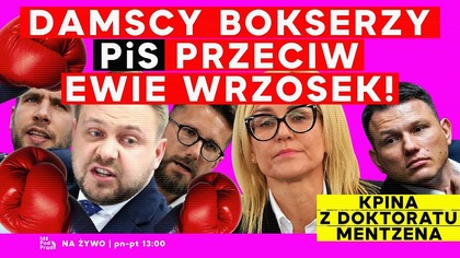 Damscy bokserzy PiS przeciw Ewie Wrzosek! Kpina z doktoratu Mentzena | IPP