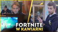 Zagrałem z widzami w Fortnite...  W KAWIARNI!