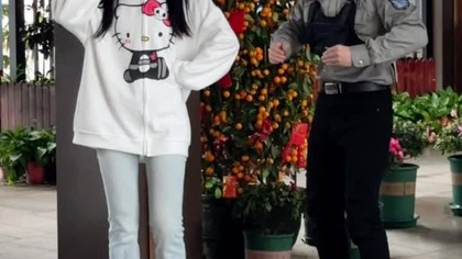 This robot security guard doesnt look very smart.  Mechanical Dance Master Xiaotang
