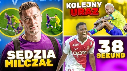 dwa ATAKI na Lewandowskiego, a sędzia nic Neymar ZNÓW kontuzjowany XD Ansu Fati potrzebował 37 sek