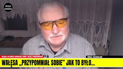 WAŁĘSA ZNOWU SNUJE SWOJE OPOWIEŚCI.  PADNIESZ ZE ŚMIECHU! (1080p 60fps H264-128kbit AAC)