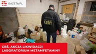 CBŚ zlikwidowało laboratorium metamfetaminy.