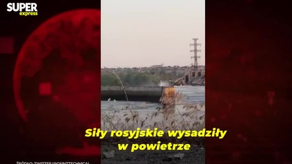 Rosjanie wysadzili tamę na Dnieprze! Ukraina zalana.  Totalna masakra.