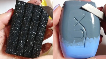 Soap Carving ASMR Relaxing Sounds no talking Satisfying ASMR Video