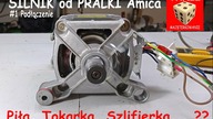 Silnik od Pralki AMICA #1 - Podłączenie na krótko ( Tokarka, Szlifierka, Piła ... ) (WELLING HXGK 1I)