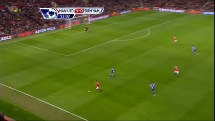 Premier League sezon 2010/2011 Manchester United 4-0 Birmingham Berbatow