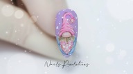Little cute dwarf nails art tutorial