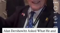 Pedofil i prawnik epsteina - Alan dershowitz promuje książkę propagandy żydowskiej