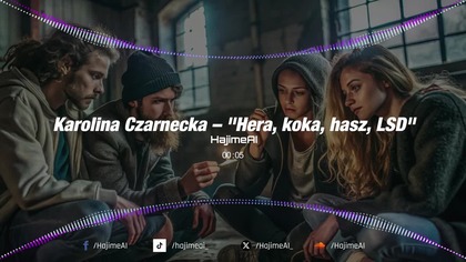 Karolina Czarnecka - Hera, Koka, Hasz, LSD  Cover by HajimeAI #ai #music #aicovers #viralvideo