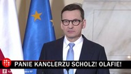 Morawiecki zwrócił się do Scholza i Merkel. Trzeba przyznać się, że to nie była właściwa polityka