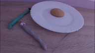 Wąż Zygfryd - Walka o Żarcie ( Próba animacji Poklatkowej )