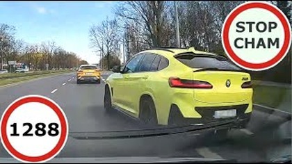 Stop Cham #1288 - Niebezpieczne i chamskie sytuacje na drogach