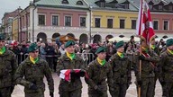 Narodowe Święto Niepodległości na zamojskim rynku 2025 - Hymn Polski #news #polska #poland