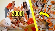 NAJWIĘKSZA BUDOWLA Z KUBECZKÓW NA ŚWIECIE *WSKOCZYŁEM W NIĄ* | Stuu