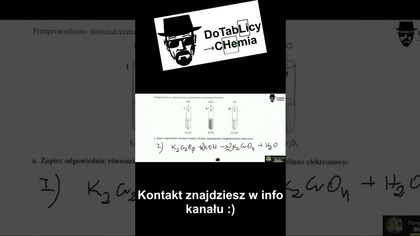 To nie jest przeciek 2023 maj! Chromy #shorts #matura #cke #chemia