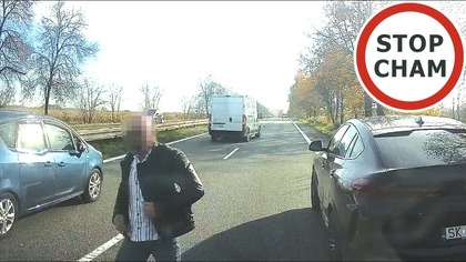 Wystraszyłem się na maxa - kierowca BMW wysiadł z auta #2069 Wasze Filmy