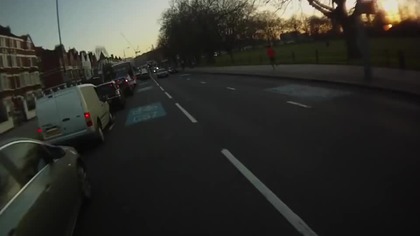 Rowerzysta kontra Porsche