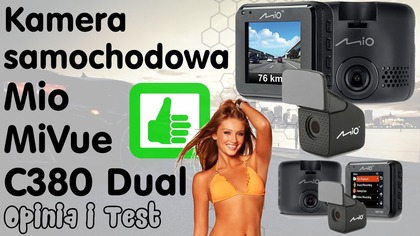 Kamera samochodowa Mio MiVue C380 Dual - Opinia