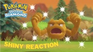 Shiny Reaction Geodude - Pokémon Brilliant Diamond Vlogmas #12