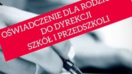 &copy;. OŚWIADCZENIE DLA RODZIC&Oacute;W DO SZKOŁY PRZEDSZKOLA