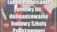 Lublin: Podpisanie umowy na dofinansowanie budowy Szkoły Podstawowej Specjalnej nr 26 w Lublinie