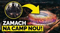Atak TERRORYSTYCZNY NA CAMP NOU! Sędzia uratował życie piłkarzowi