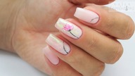 Flower nails art Tutorial / Allepaznokcie