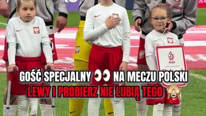 Na trybunach stadionu w Gdańsku, gdzie Polska gra dziś z Irlandią pojawił się gość specjalny 