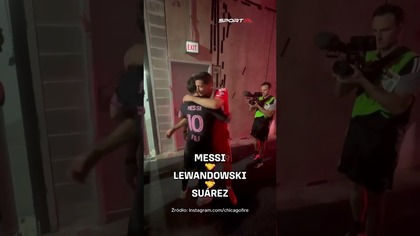 Lewandowski  Messi & Suarez.  Piękne sceny podczas meczu Chicago Fire - Inter Miami