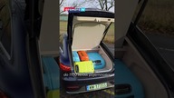 TEST BIAŁEJ RĘKAWICZKI W MERCEDESIE  #shorts #motoryzacja #mercedes