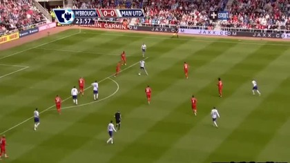 Premier League sezon 2008/2009 Middlesbrough 0-1 Man Utd Giggs