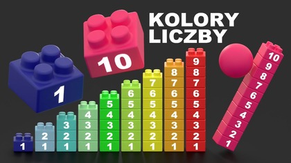 Nauka liczb i kolorów z tęczową wieżą z klocków | CzyWieszJak
