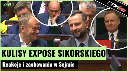 Expose Sikorskiego w Sejmie od kulis.  Duda, Komorowski, Tusk, Kosiniak-Kamysz i śpiący poseł PiS